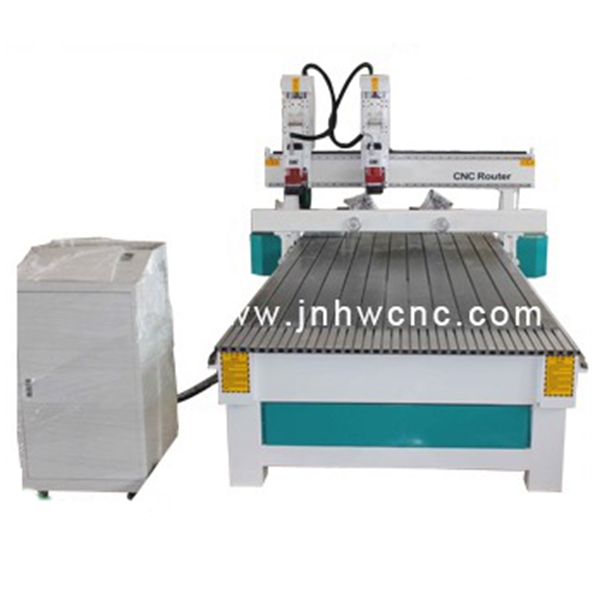 1525 independent double head double rotation woodworking machine