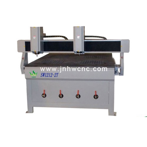 SW1212 Double head Vacuum Adsorption Woodworking Carving Machine